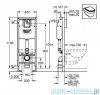 Grohe Rapid SL stelaż do WC ściennego 38713001